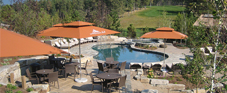 Orange Tile Pool